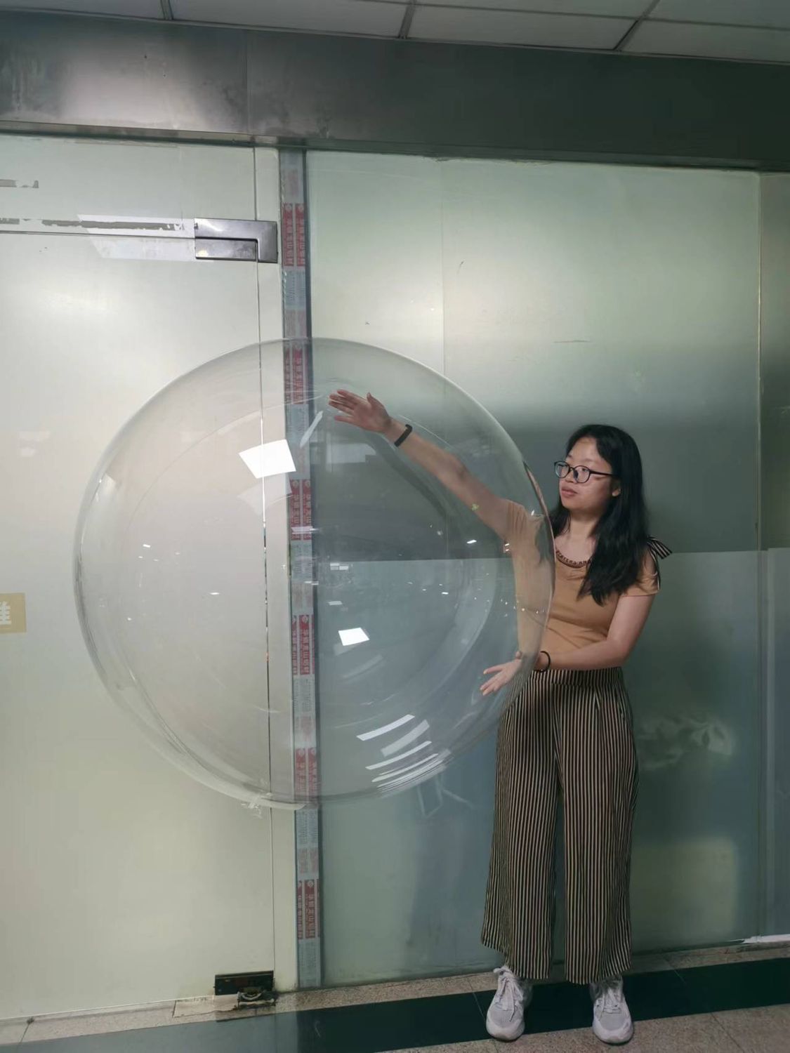 50&quot; Giant Transparent Bobo - Flat