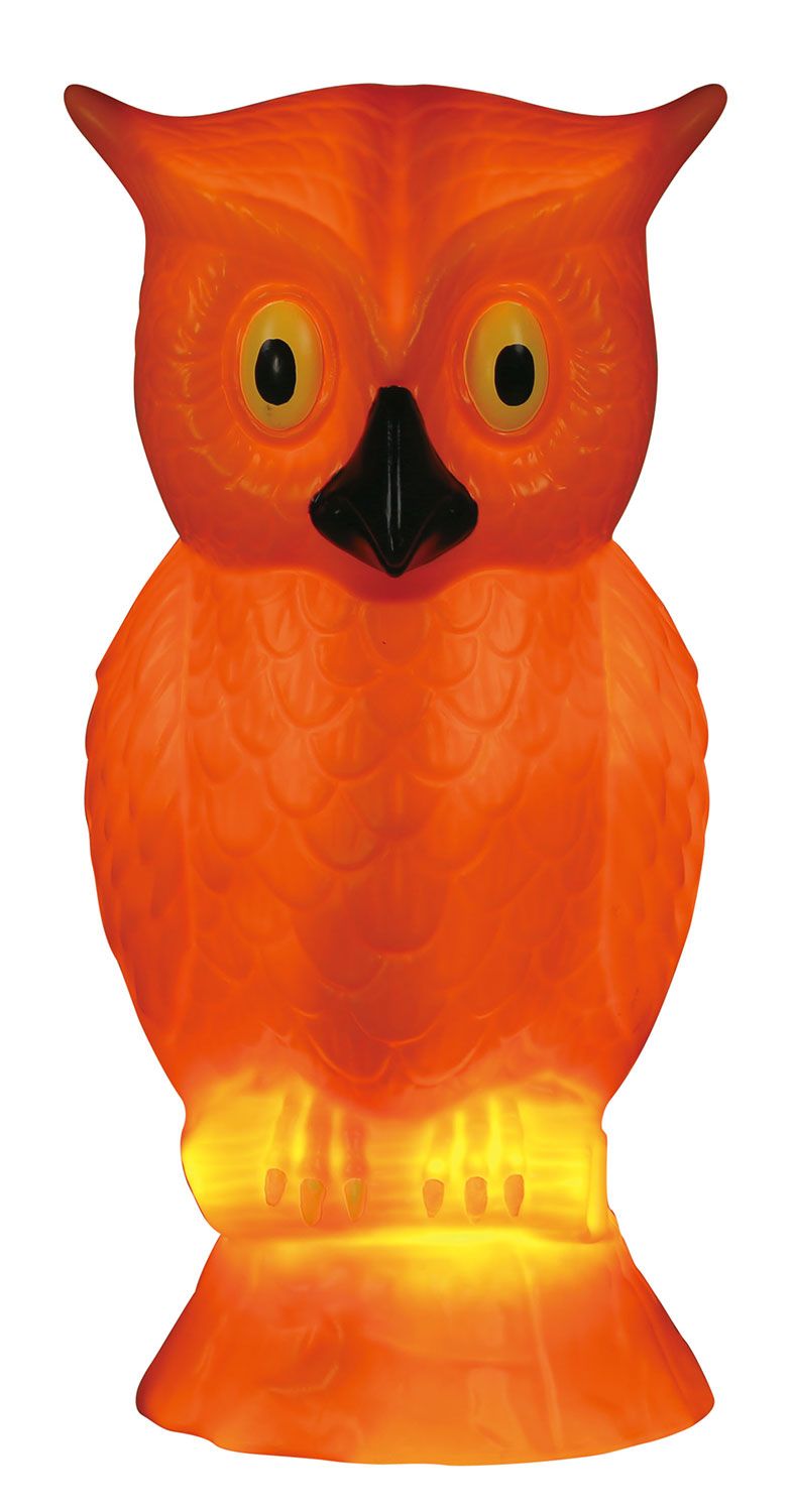 Owl  Light-Up Blow Mold 17&quot;