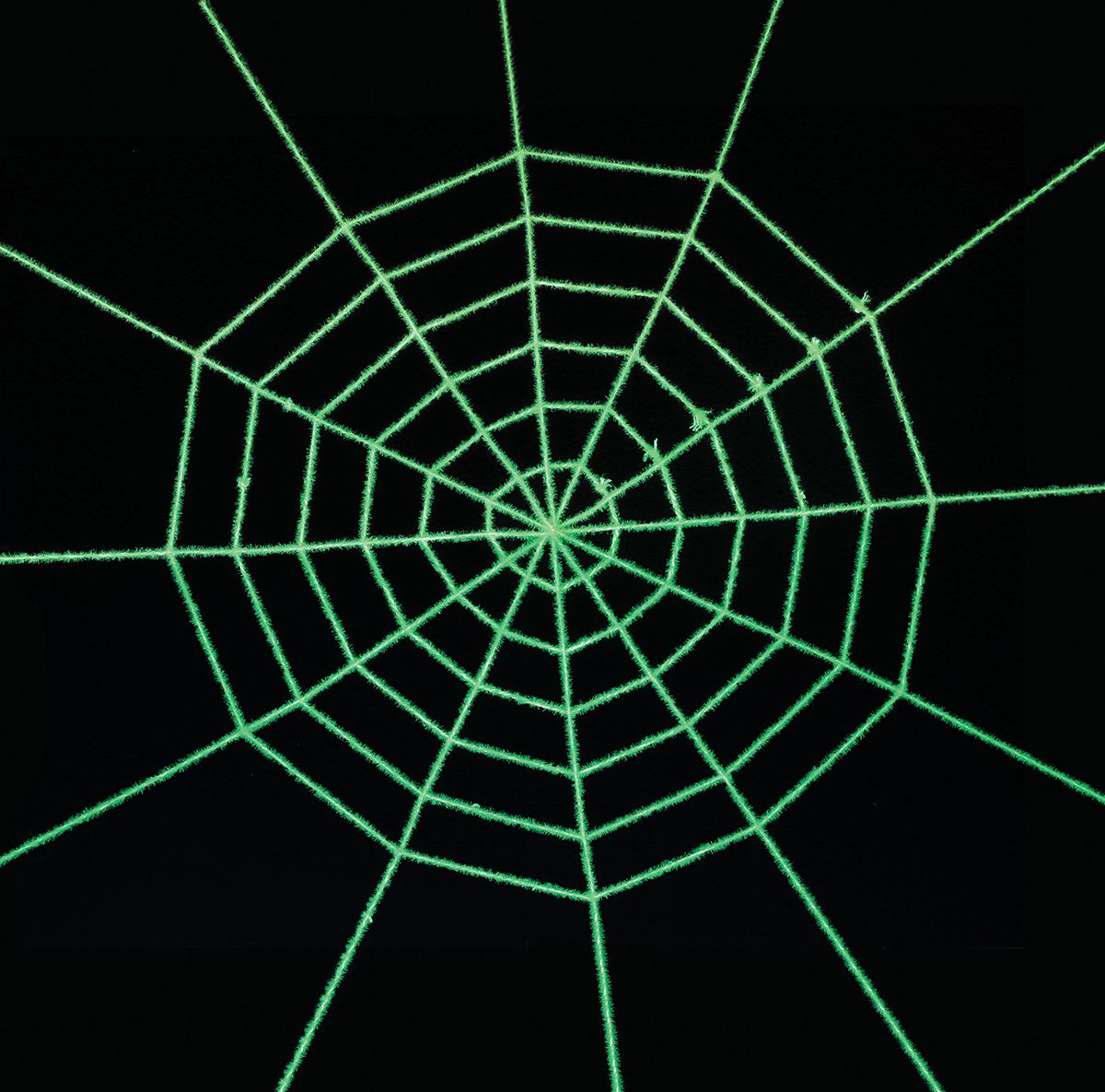 Rope Web Black Light Shimmering 10ft