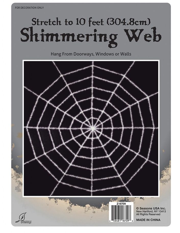 Shimmering Web - White 10&#39;