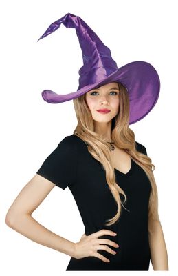 Witch Hat Curved Purple