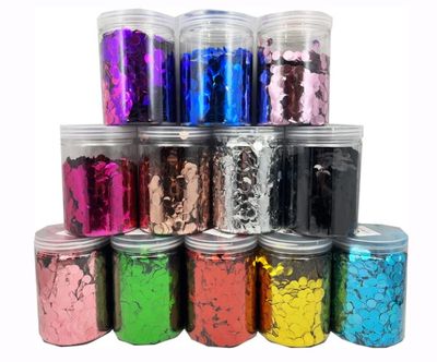 Confetti 1cm 4.5" Jar -