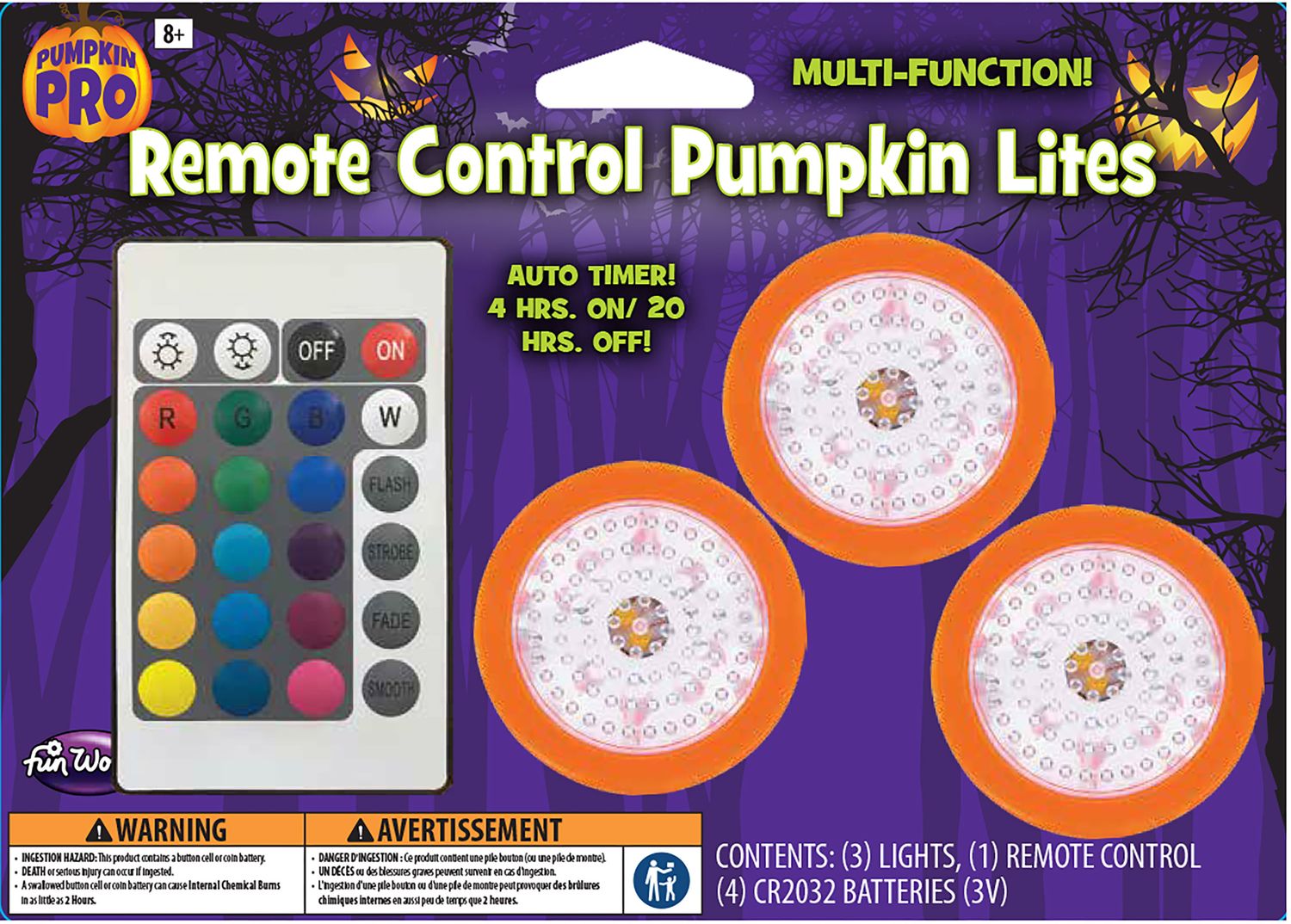 Remote Pumpkin Light Set/3