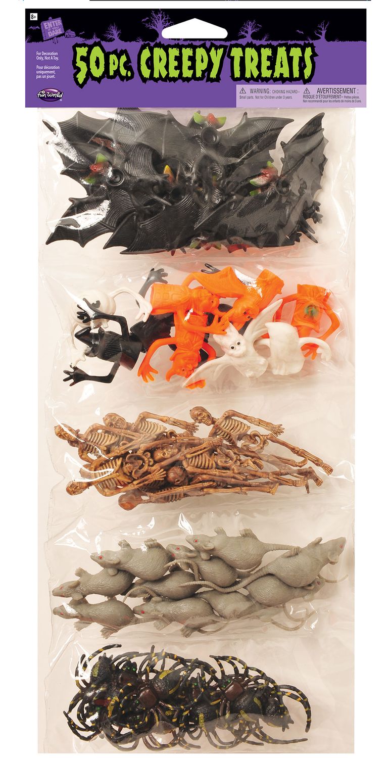 50 Pc Creepy Treats
