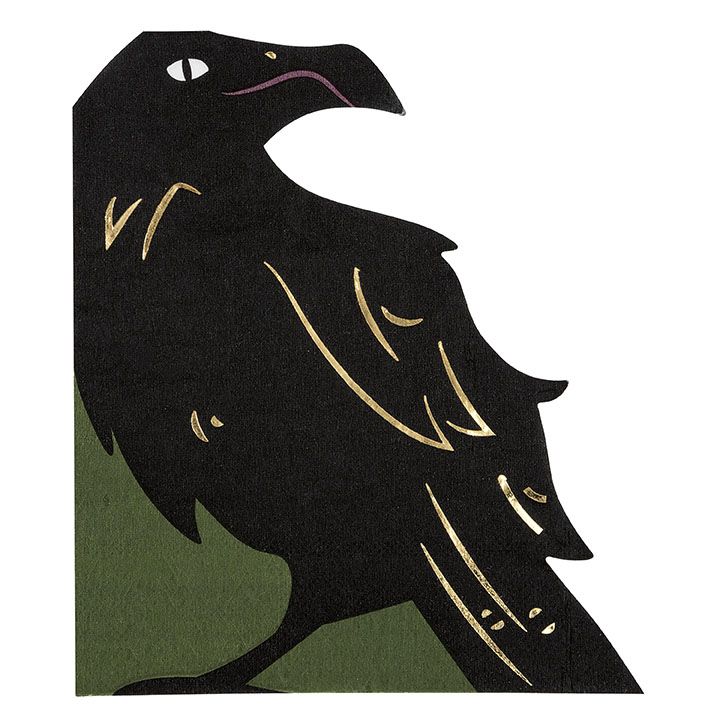 Celestial Halloween -  Crow Napkin 16ct