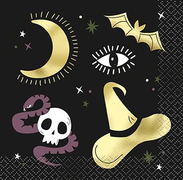 Celestial Halloween - Beverage Napkins 16ct
