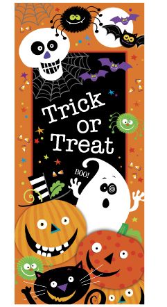 Spooky Smiles - Door Poster 27X60