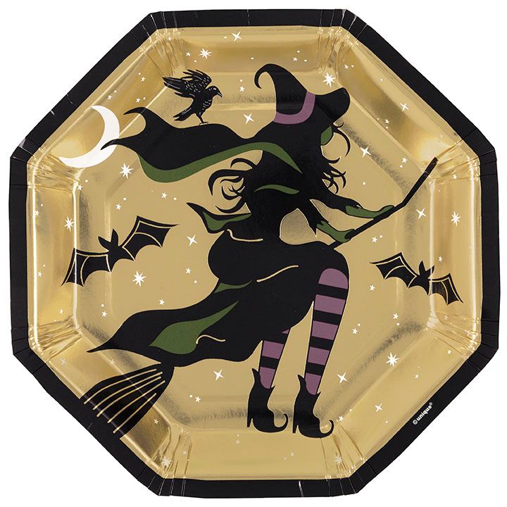 Celestial Halloween - 8&quot; Plates 8ct