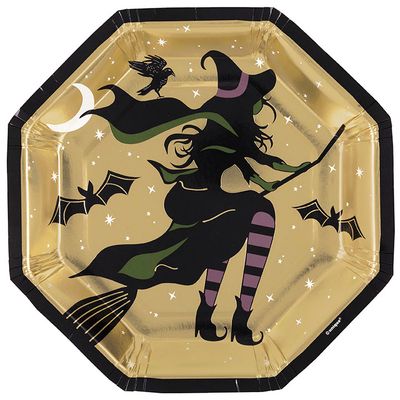 Celestial Halloween - 8&quot; Plates 8ct