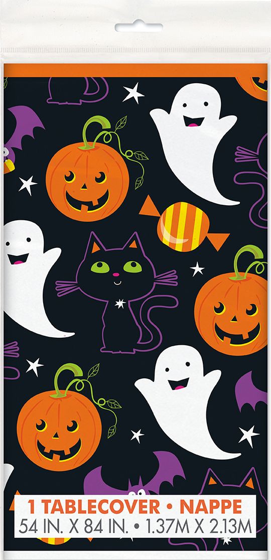 Cat &amp; Pumpkin - Tablecover 54&quot; X 84&quot;