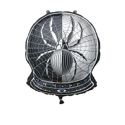 Mystic Crystal Ball - 24&quot; Helium Foil Balloon, Ribbon