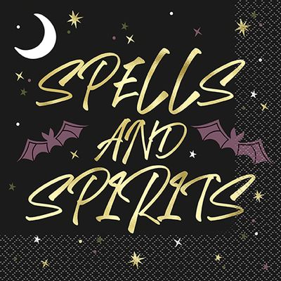Celestial Halloween - Spells Lunch Napkins 16ct
