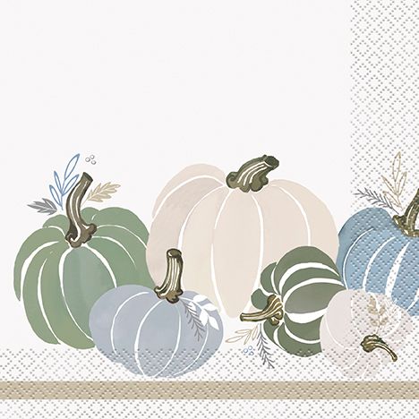 Modern Pastel Thanksgiving - Lunch Napkins 16ct