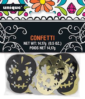 Day Of The Dead Skull - Foil Confetti