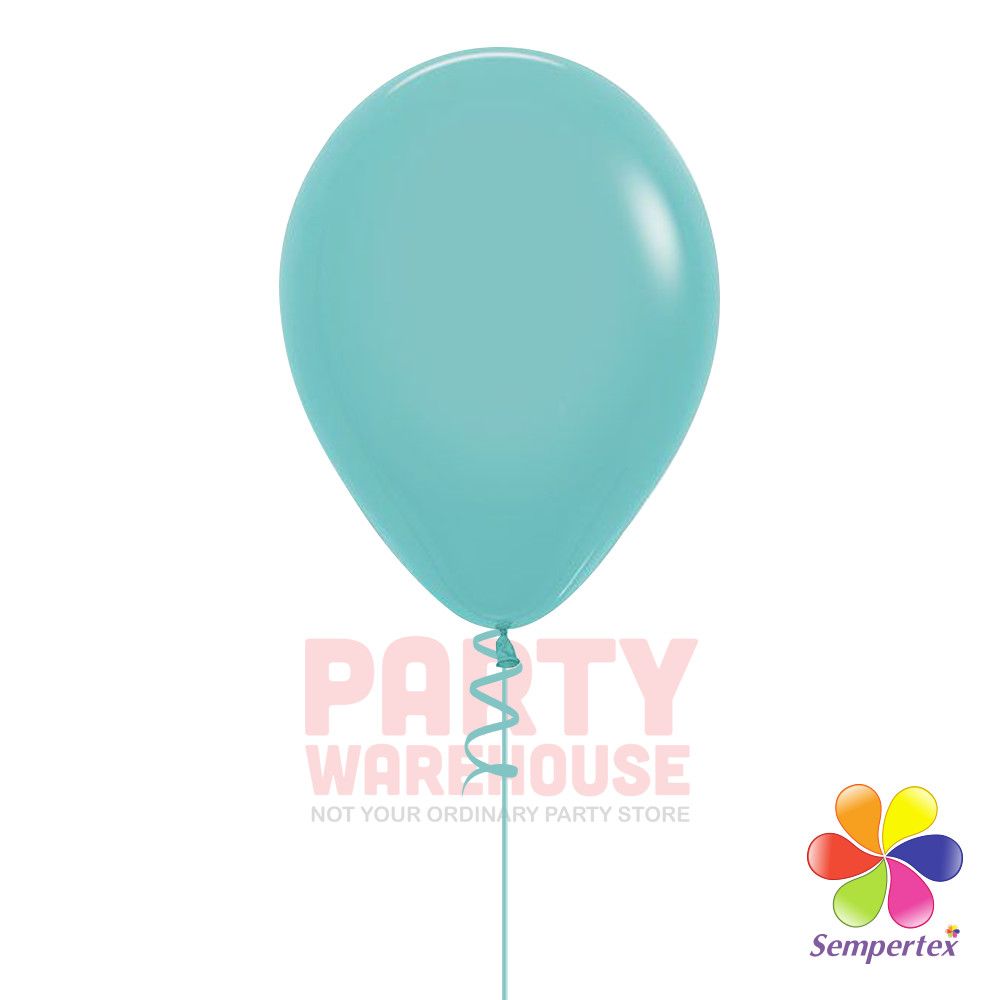Fashion Robin&#39;s Egg Blue 11&quot; Helium Filled Latex Balloon and Ribbon
