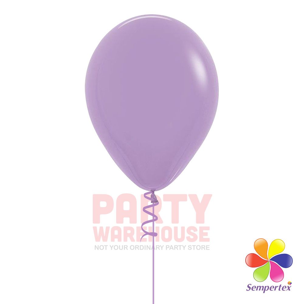 Deluxe Lilac 11&quot; Helium Filled Latex Balloon and Ribbon