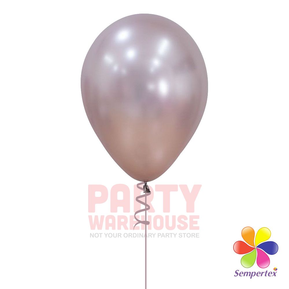 Silk Pink Blossom 11&quot; Helium Filled Latex Balloon and Ribbon