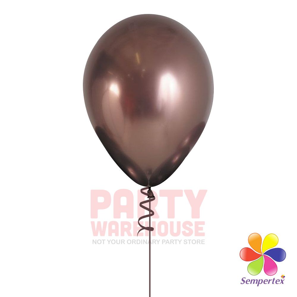 Reflex Truffe 11&quot; Helium Filled Latex Balloon and Ribbon