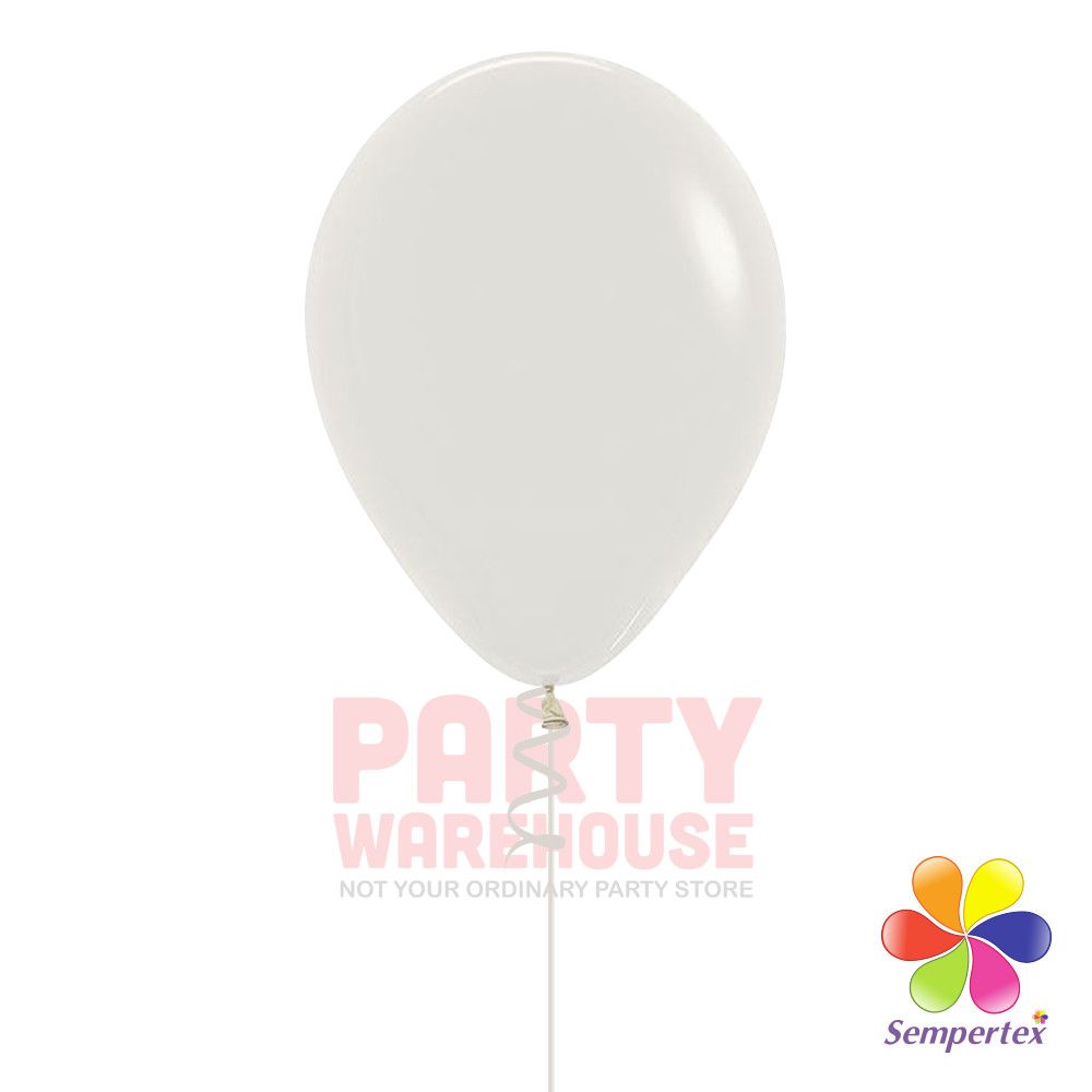 Pastel Dusk Cream 11&quot; Helium Filled Latex Balloon and Ribbon