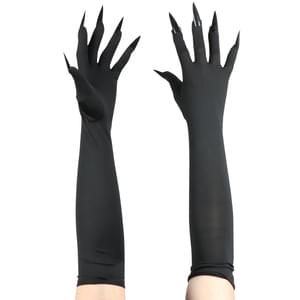 Black Gloves w/ Nails
