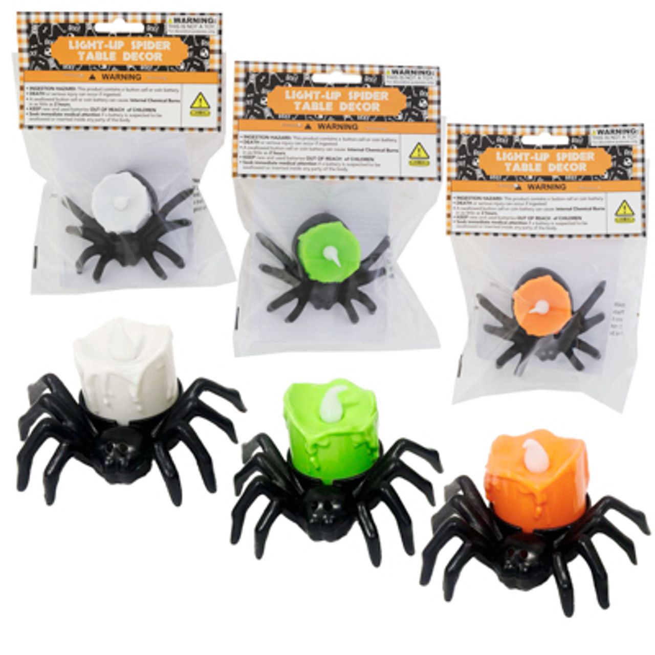 Light-Up Spider Table Décor
