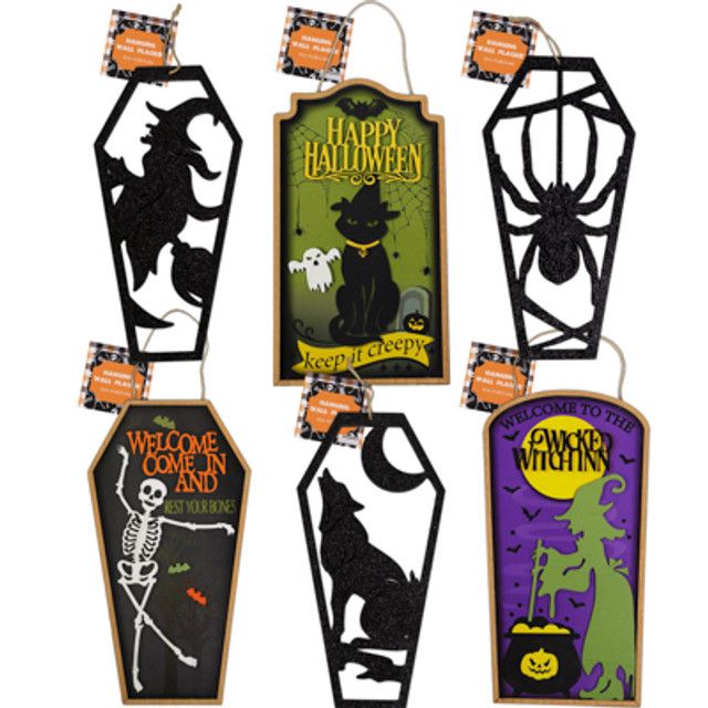 Halloween Hanging Coffin Sign