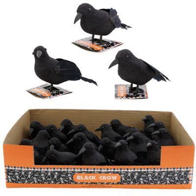 Crow Black Glitter