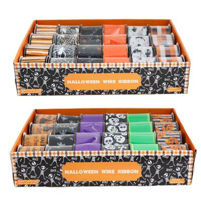 Halloween Wire Ribbon 2.5" X 3yds