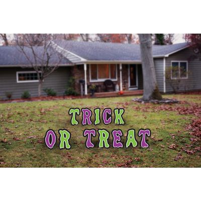 Trick Or Treat Yard Sign