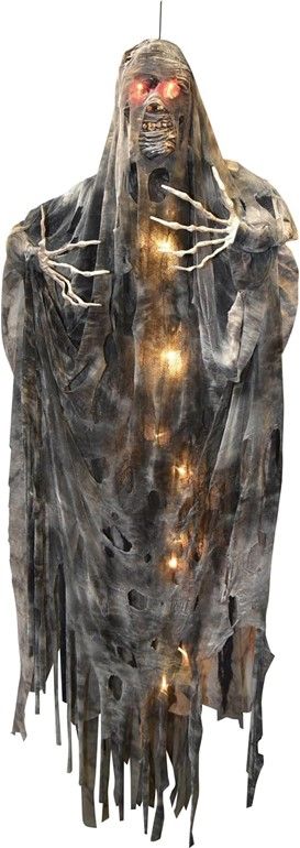 6ft Hanging Creepy Mummy Light-up