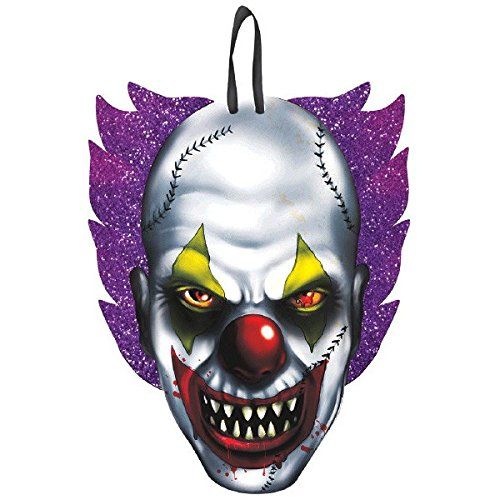 Clown Sign w/Glitter