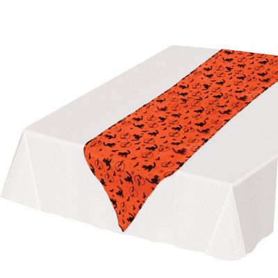 Halloween Fabric Table Runner 12&quot; X 6&#39;