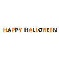 Happy Haloween Glitter Banner