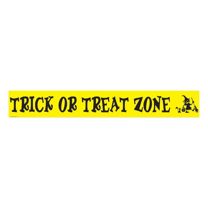 Trick Or Treat Zone Party Tape 3&quot; x 20&#39;