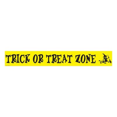 Trick Or Treat Zone Party Tape 3&quot; x 20&#39;