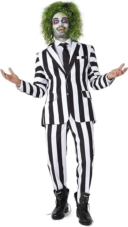 Beetlejuice Suit, Attribute: Mens, Size: Medium