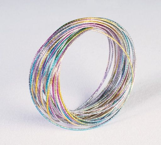 Disco Rainbow Bangle Bracelets