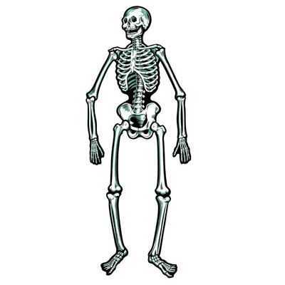 Jointed Skeleton Cutout