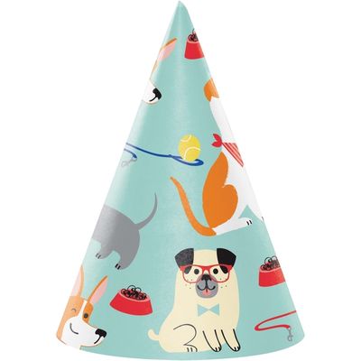 Dog Party Party Hats 8ct