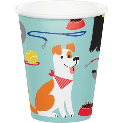 Dog Party 9oz Cup 8 Ct