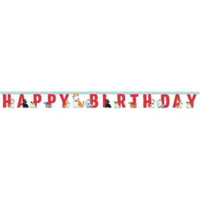 Dog Party Jointed Banner 1 Ct