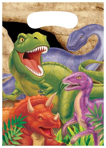 Dino Blast Loot Bags 8ct