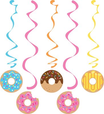 Donut Time Dizzy Danglers 5ct