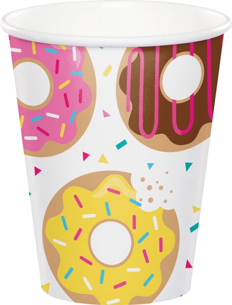 Donut Time 9oz Cups 8ct