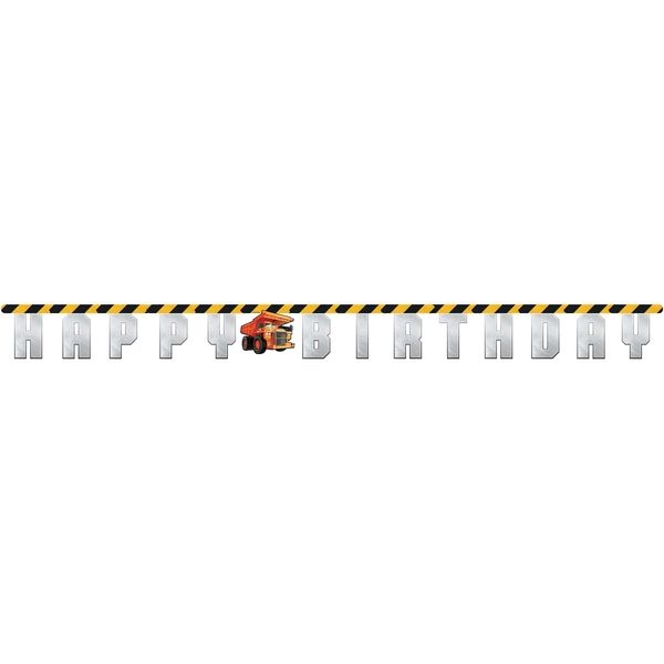 Big Dig Construction Jointed Banner