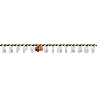 Big Dig Construction Jointed Banner