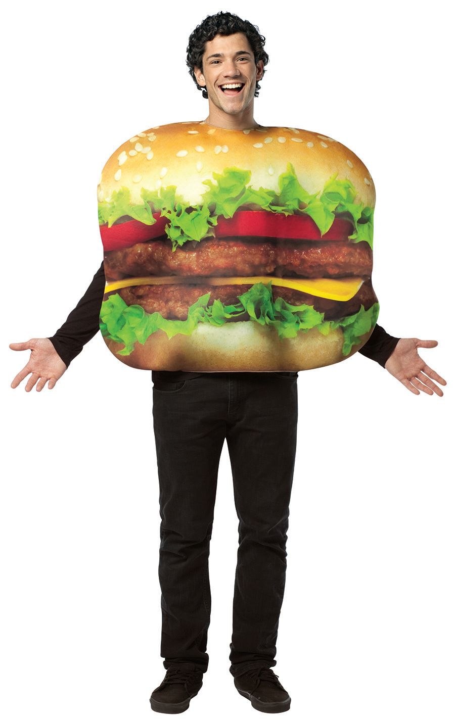 Get Real Cheeseburger Mens One Size