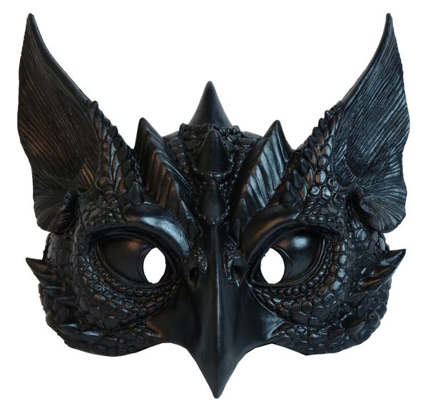Dragon/Bird Mask, Color: Black