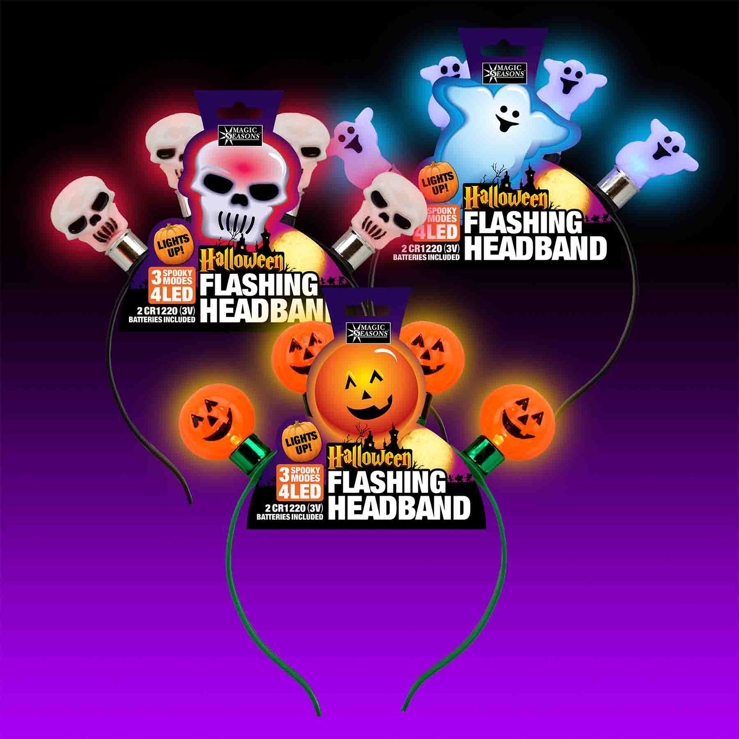 LED Halloween Flashing Headband