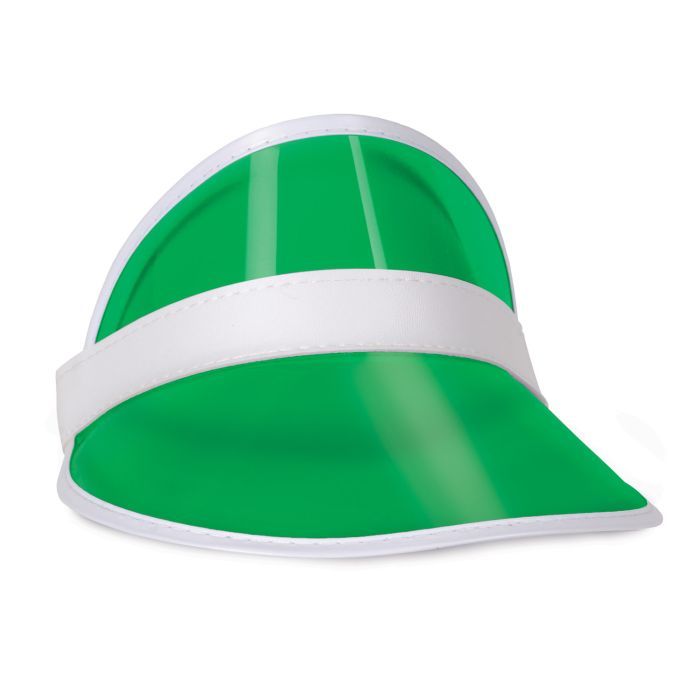 Clear Green Plastic Dealer&#39;S Visor